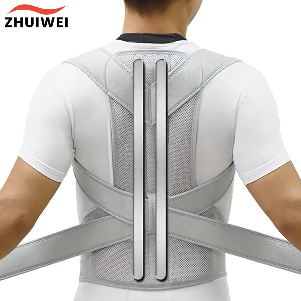 New Upper Back Posture Corrector Posture Clavicle Support Corrector Back Straight Shoulders Brace Strap Corrector